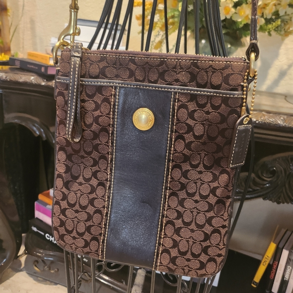 Coach Signature crossbody bag